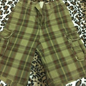 Boys plaid shorts